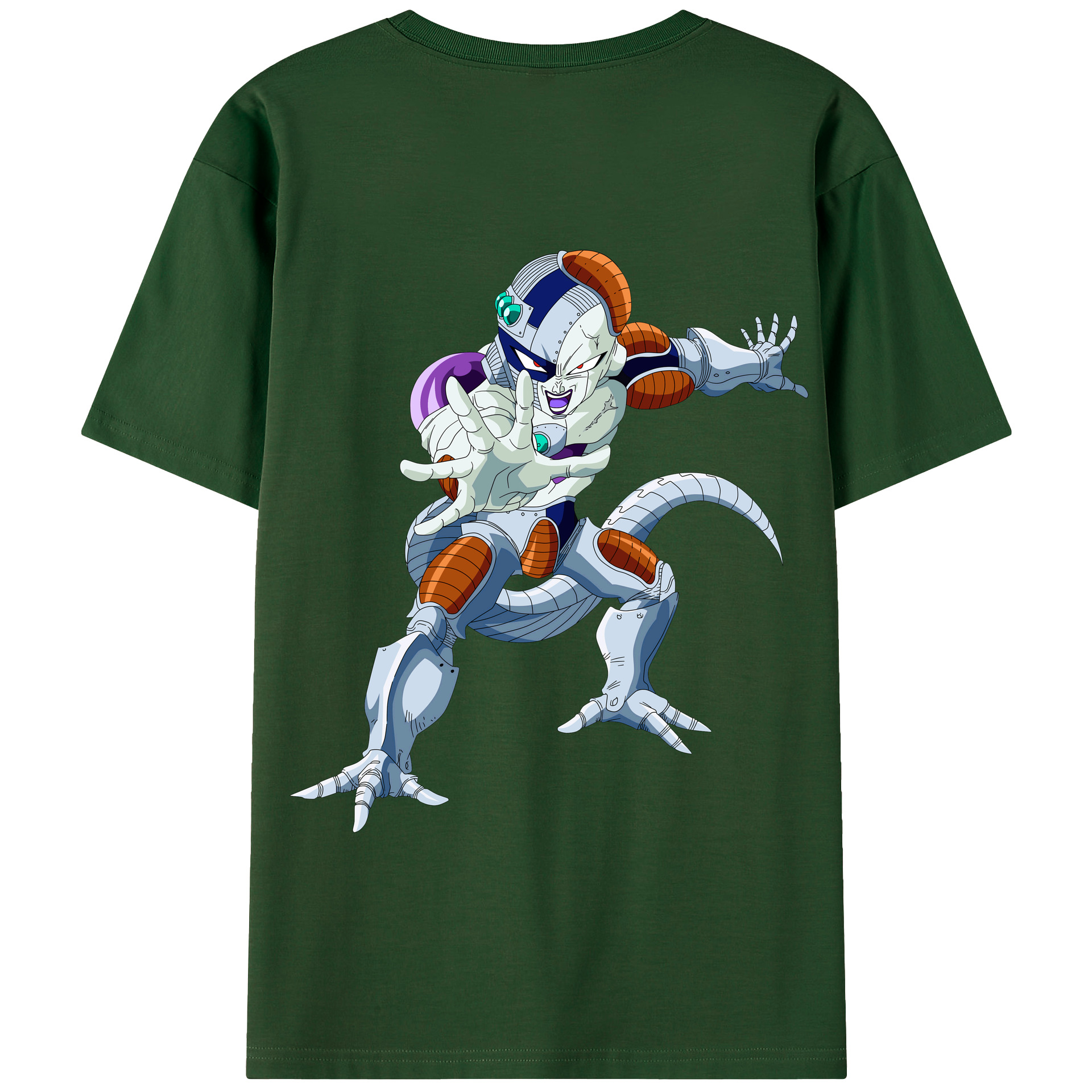 （画像用） ドラゴンボール フリーザ DRAGON BALL Frieza 綿100％半袖Tシャツ（背面プリント）